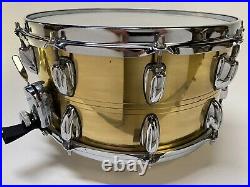 Slingerland 14x7 brass snare drum (20 lug)