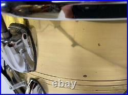 Slingerland 14x7 brass snare drum (20 lug)