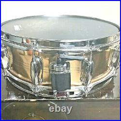 Slingerland-14x 5-Brass-Sound King Snare Drum-10 Lug-Vintage