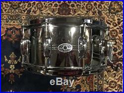 Slingerland Buddy Rich Snare Drum 10-lug Vintage 70s TDR 6.5 x 14 COB Brass #193