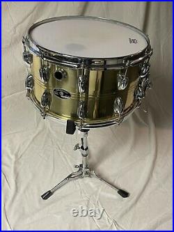 Slingerland Snare Drum, 8x14, Brass Finish, Vintage, Excellent Condition