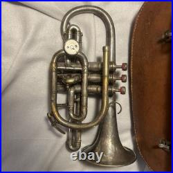 Solbron Class A Boosey And Co Cornet With Leather Case Bb/A