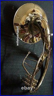 Sousaphone 22 Bell Of Pure Brass In Brass Polish+ Case + Mouthpc+ Free Shipping