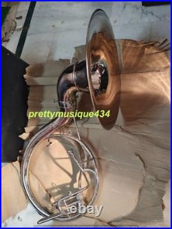 Sousaphone 22 Bell Size Of Pure Brass Metal In Chrome+ Case Box & Free Shipping