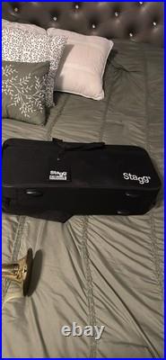 Stagg Bb Trumpet Brass Lacquered Gold with Case, Mouthpiece, Accessories