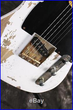 Starshine SR-MRL-003C Handmade Relic Electric Guitar ASH Body Brass Saddles