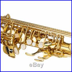 Student Paint Gold Alto Eb Sax Saxophone with Case Accessories Care Kit US Stock