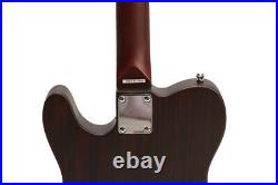 TL Electric Guitar Rosewood Veneer Alnico Pickup Brass Saddles Strings Thru Body