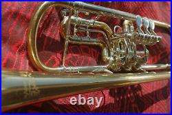TROMPETE Meister E Todt Erlbach German Master Trumpet Trigger NICE WARM SOUND