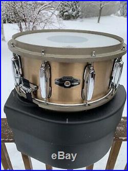Tama 6.5 X 14 Bell Brass With Bell Brass Hoops Including Humes&Berg Enduro Case