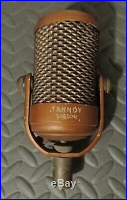 Tannoy 442 Ribbon Vintage Microphone BRASS London Studio Recording Equipment