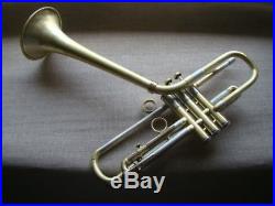 The Martin Committee `DELUXE` 1947 year `Dizzy style` trumpet Heim Schilke case