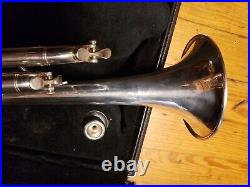 The Nicest Bach TR200S Silver Bb Trumpet On eBay! Chem Cleaned, Extras, Nice