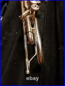 The Nicest Bach TR200S Silver Bb Trumpet On eBay! Chem Cleaned, Extras, Nice