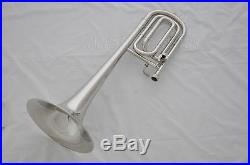 Top Silver Bb/F Key Bass Trombone 9.2'' Bell Trigger Cupronickel tuningpipe