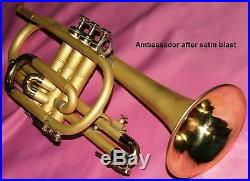 Total Satin refinish for trumpet cornet or flugelhorn