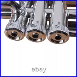 Tromba Plastic Bb Trumpet-Silver, B Flat, Open Box, Fast Delivery