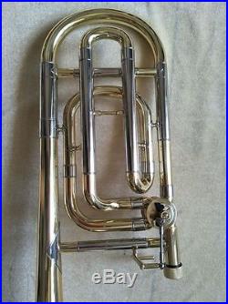 Trombone Tenor Bb/F key great technique sound Professional brass body