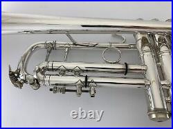 Trumpet BACH Stradivarius Model 25 Silver Bb Large Bore Trumpet