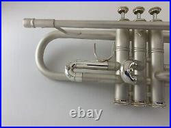 Trumpet BLESSING Model BTR 1580 Bb Silver Satin Finish Trumpet with Case