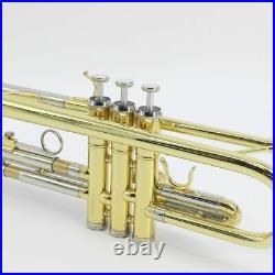 Trumpet Bb Flat Brass Wind Instruments with Case Gloves Mouthpiece full Box