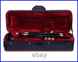 Trumpet Black Brass Finish 3 Valves/with Case and MP
