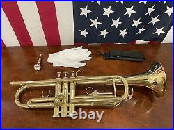Trumpet Brass Bb Student B Flat Key School withCase Beginner 10 year Warranty New
