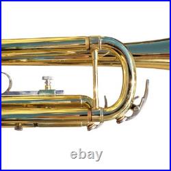 Trumpet Bundy Gold Brass Bb Student Trumpet With Mouthpiece Brush and Case
