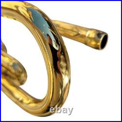 Trumpet Bundy Gold Brass Bb Student Trumpet With Mouthpiece Brush and Case