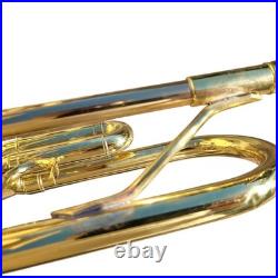 Trumpet Bundy Gold Brass Bb Student Trumpet With Mouthpiece Brush and Case