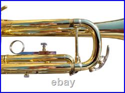 Trumpet Bundy Gold Brass Bb Trumpet With Mouthpiece Care Kit and Case