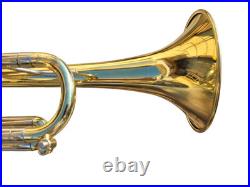 Trumpet Bundy Gold Brass Bb Trumpet With Mouthpiece Care Kit and Case