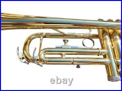 Trumpet Bundy Gold Brass Bb Trumpet With Mouthpiece Care Kit and Case