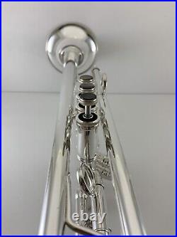 Trumpet CAROL BRASS CTR-6280H-GSS-Bb-S Trumpet-Dual Leadpipe-Silver OPEN BOX
