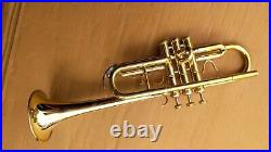 Trumpet C With Low Price Brass Trumpet C Free Case+m/p+fast Ship New Year Gift