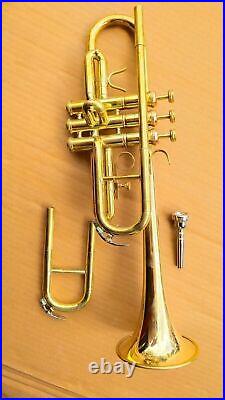 Trumpet C With Low Price Brass Trumpet C Free Case+m/p+fast Ship New Year Gift