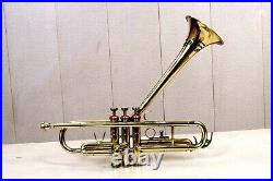 Trumpet C pitch Bent Bell Super with Hard case & Mouthpiece model no GBCSTFB01