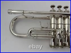 Trumpet GETZEN Eterna 700 Silver Bb Trumpet & Bach Case