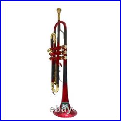 Trumpet Galaxy Model for Beginners, Brass Trumpet with Mouthpiece & Case