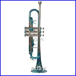 Trumpet Galaxy Model for Beginners, Brass Trumpet with Mouthpiece & Case