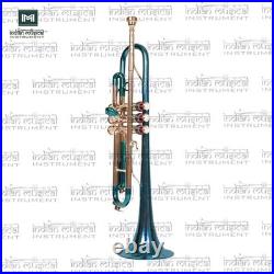 Trumpet Galaxy Model for Beginners, Brass Trumpet with Mouthpiece & Case