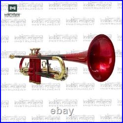 Trumpet Galaxy Model for Beginners, Brass Trumpet with Mouthpiece & Case