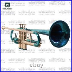 Trumpet Galaxy Model for Beginners, Brass Trumpet with Mouthpiece & Case