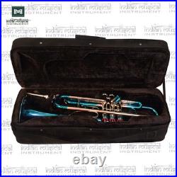 Trumpet Galaxy Model for Beginners, Brass Trumpet with Mouthpiece & Case