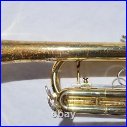 Trumpet Liberty By Bach Gold Student with Mouthpiece and Original Hard Case