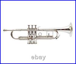 Trumpet Musical Instrument 3 valve brass polish Bb tuned with Mouthpiece