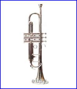 Trumpet Musical Instrument 3 valve brass polish Bb tuned with Mouthpiece