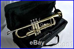 Trumpet- New 2017 Brass Model Marching, Concert Or Band Trumpets-b Flat