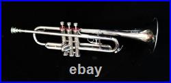 Trumpet Professional Model Jazz Instruments for Orchestra Silver Chrome Polish