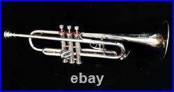 Trumpet Professional Model Jazz Instruments for Orchestra Silver Chrome Polish